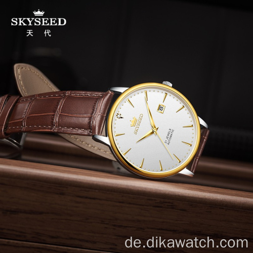 SKYSEED [Upgraded Gold Movement] Diamond Watch Through